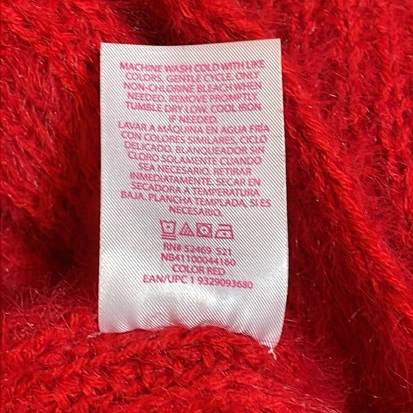 NOBO Red sweater with Pearls, Size XL, NWT - Picture 6 of 6